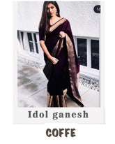 KP CREATION Sarees Feature Premium Soft Lichi Silk Cloth, Known For Its Smooth Texture